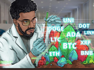 BTC, ETH, BNB, XRP, ADA, DOT, UNI, LTC, DOGE, LINK