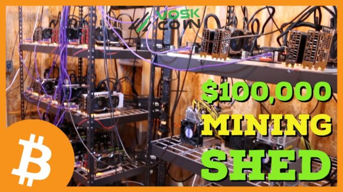 I Spent $100,000 Building a CRYPTOCURRENCY & BITCOIN MINING SHED?!