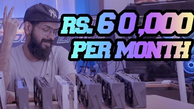 Bitcoin Mining in KERALA : WE MAKE 60K a month in crypto! Mining Rig Build Profitability & Earnings