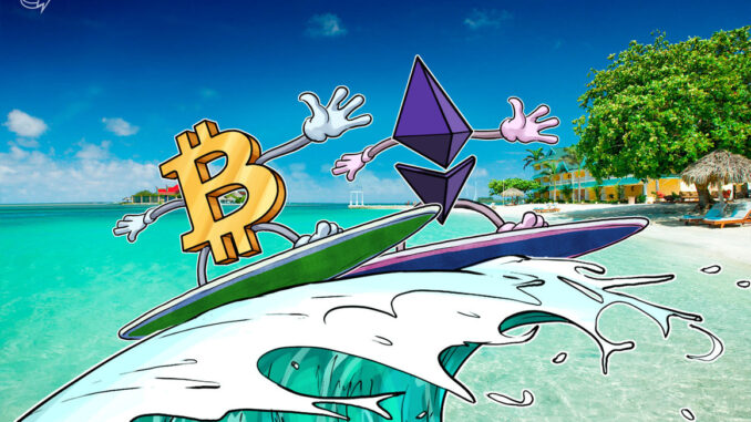 Bitcoin hits $35K after Biden reveals infrastructure deal, Paraguay proposes BTC bill