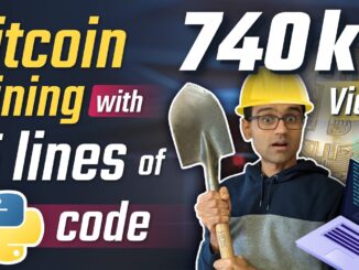 Bitcoin mining with 15 lines of python code | Python Bitcoin Tutorial