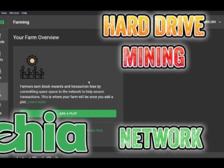How to Mine Chia, Hard Drive crypto mining