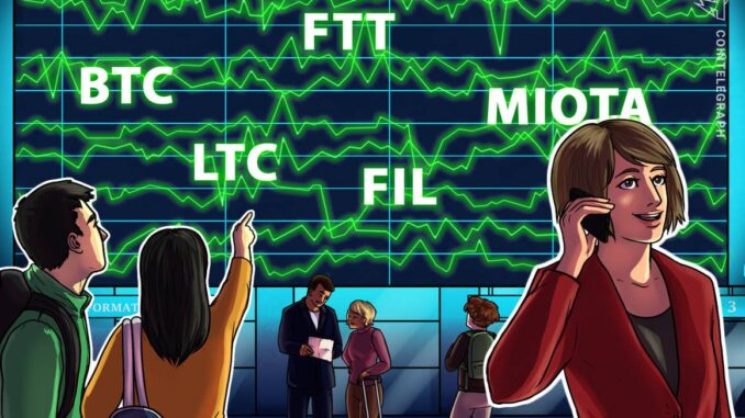 BTC, LTC, FIL, FTT, MIOTA