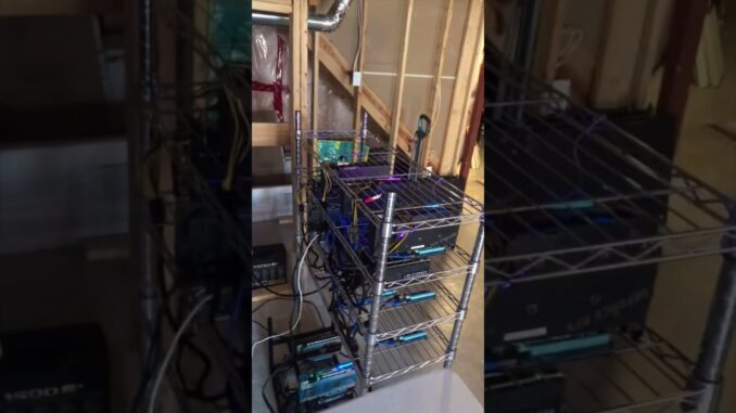 13 Year Old with a CRAZY Crypto Mining Setup 🔥