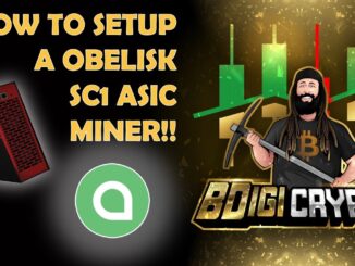HOW TO Setup a Obelisk SC1 Dual ASIC Cryptocurrency Miner!!