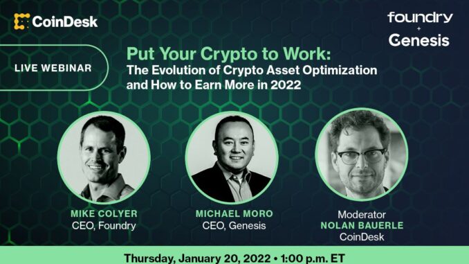 Put Your Crypto to Work