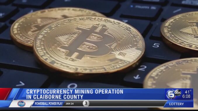 Controversy over cryptocurrency mining operation in Claiborne County
