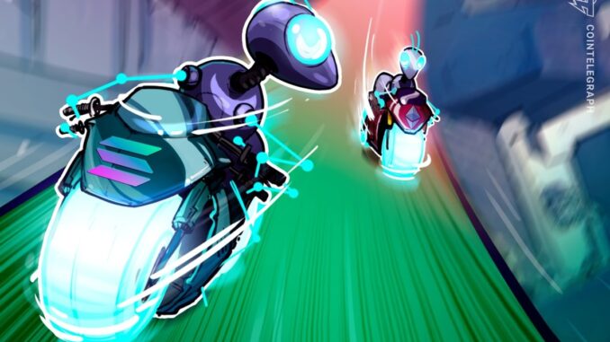 Debate as Solana briefly flips Ethereum in staking market cap